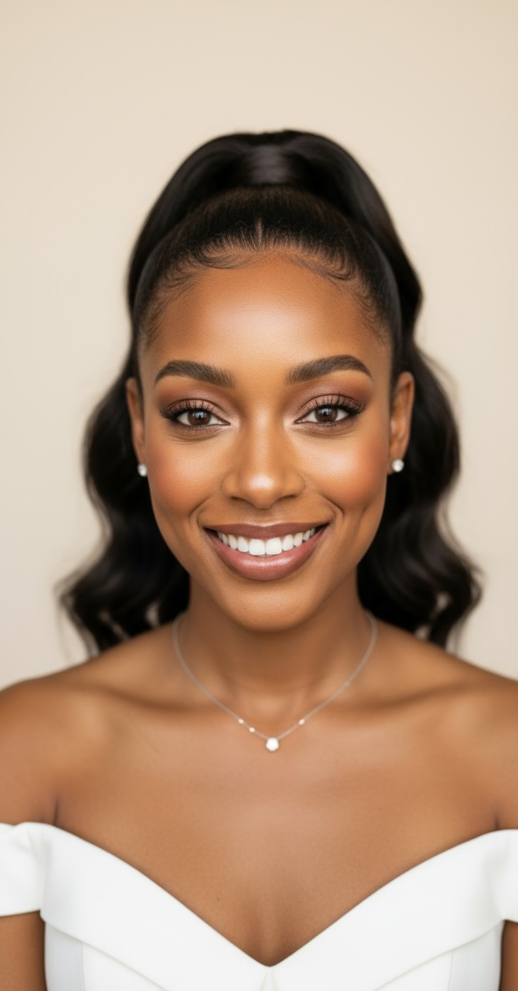 After Ponytail Bride